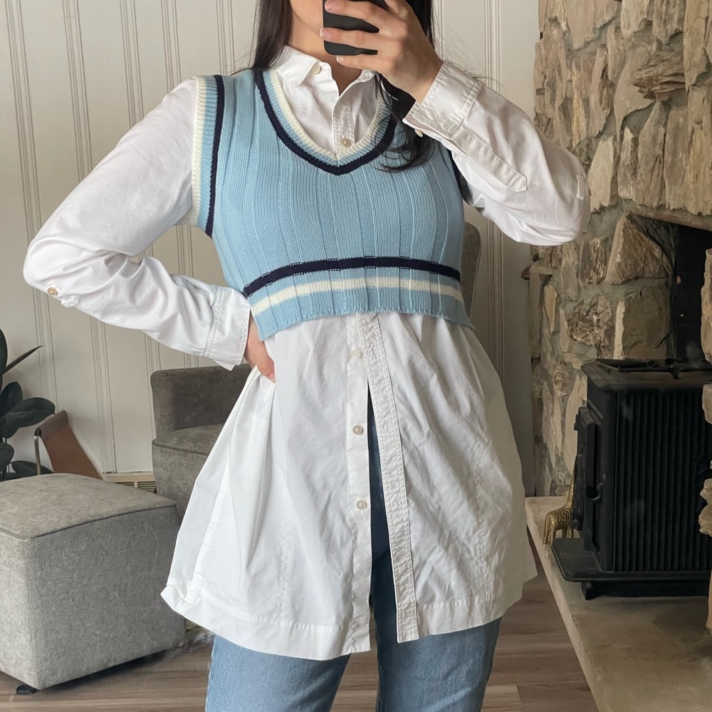 Ultra Flirt Cropped Sweater Vest